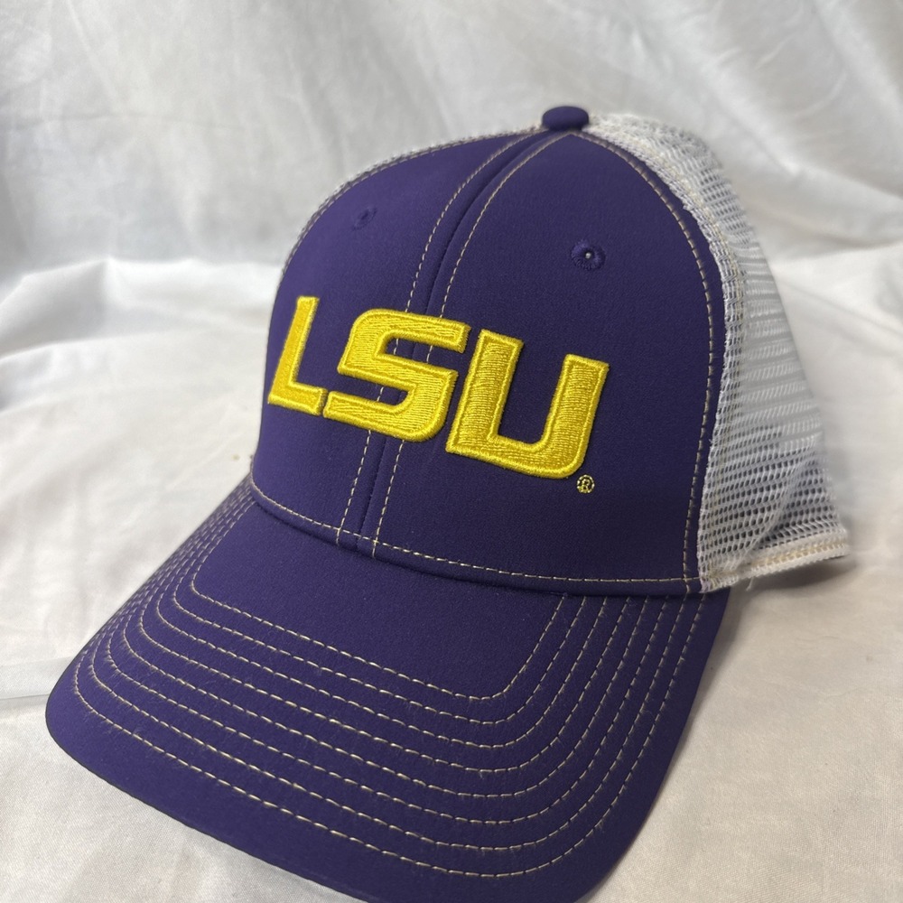 LSU Tigers New Era 9Fifty Hat Cap Mesh Trucker Snapback Purple New NWOT